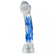 7 inch Glass Neon Lights Dildo